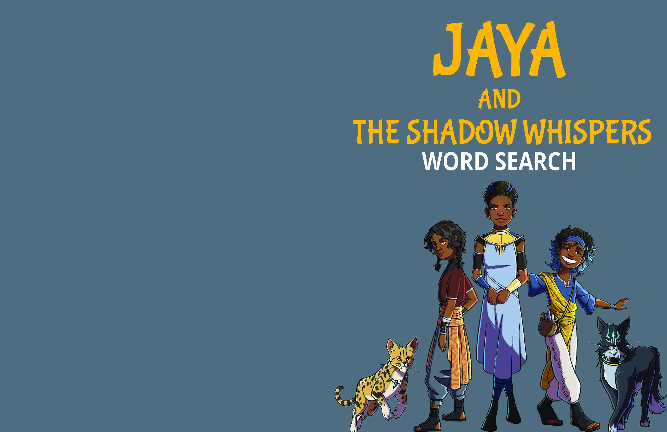 Jaya and the Shadow Whispers Word Search - Image 2