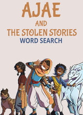 AJAE AND THE STOLEN STORIES WORD SEARCH