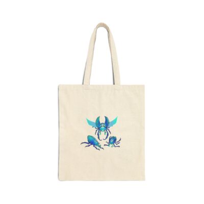 Sapphire Scarabs Canvas Tote Bag