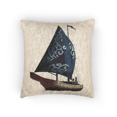 Ships Woven Pillow