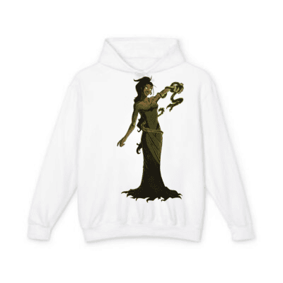 Queen Serpent Lightweight Hooded Sweatshirt
