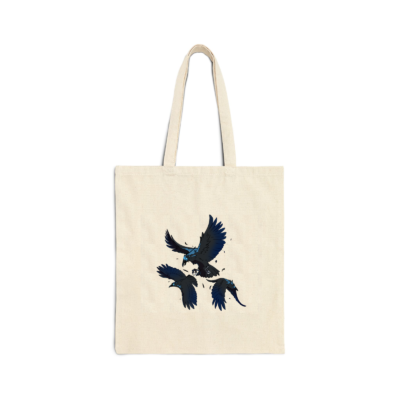 The Gale Wing Flock Canvas Tote Bag