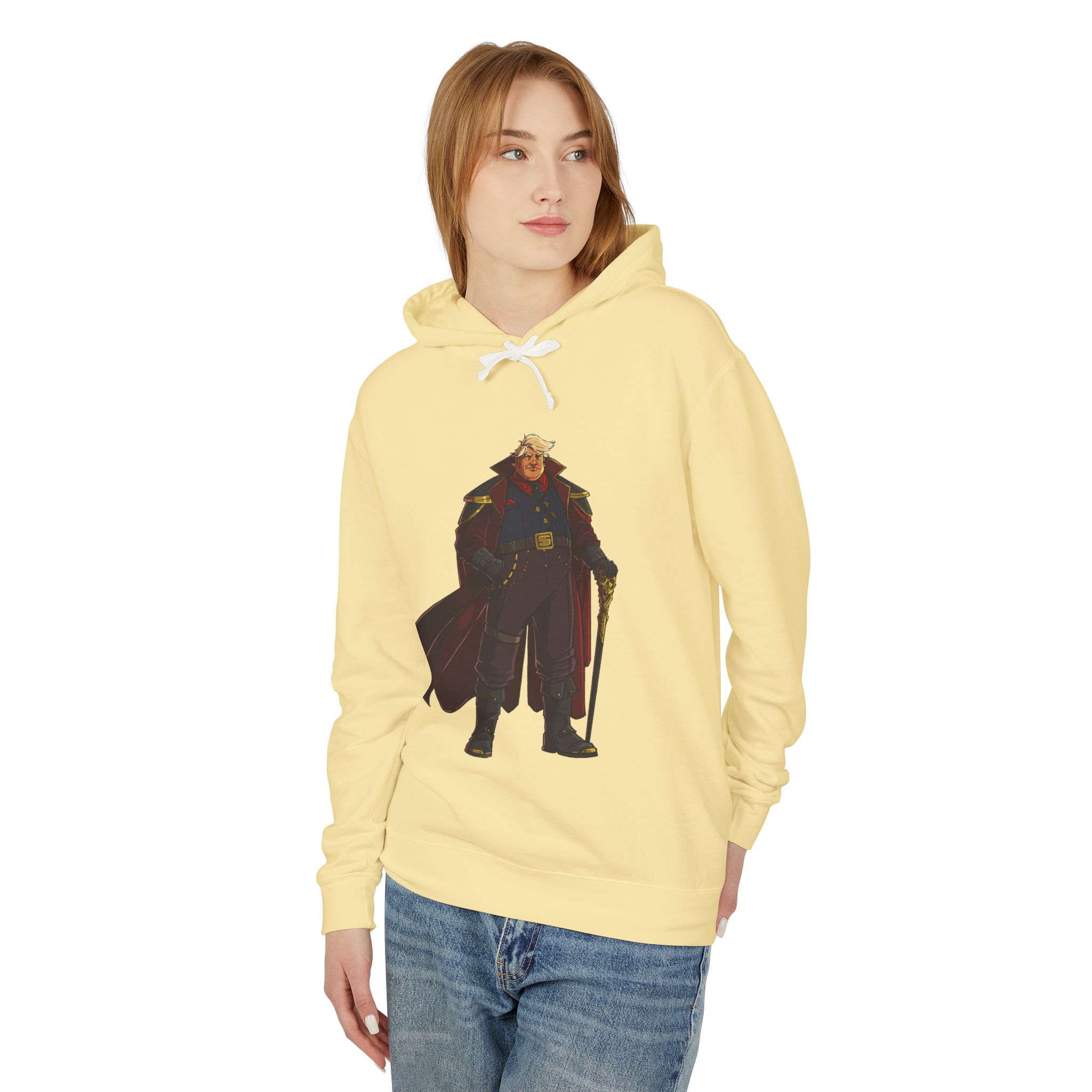 Title: Ronald Slump Lightweight Hooded Sweatshirt - Image 15
