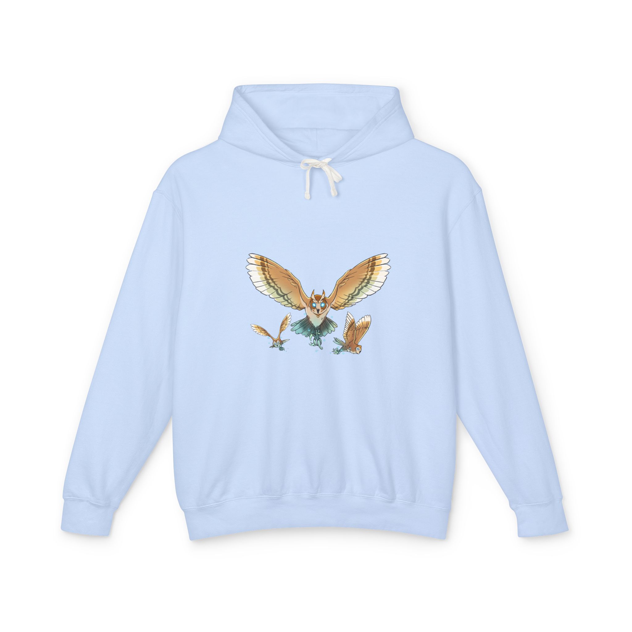 The Silent Owl Lightweight Hooded Sweatshirt - Image 5