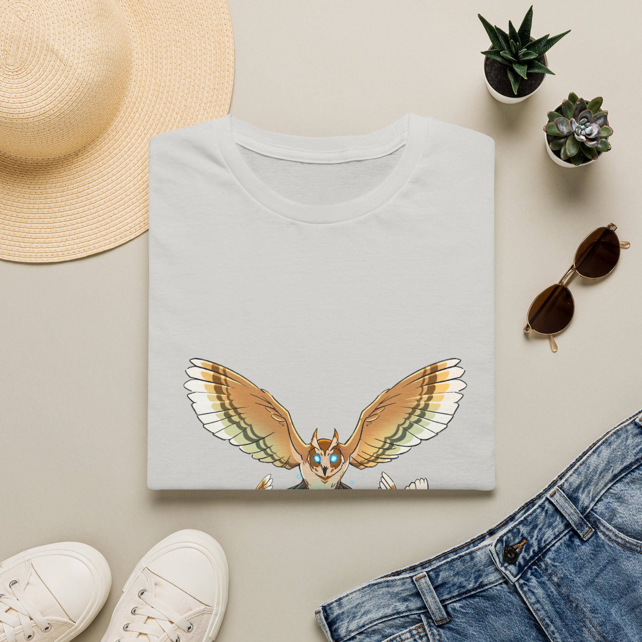 The Silent Owl Unisex T-Shirt - Image 5