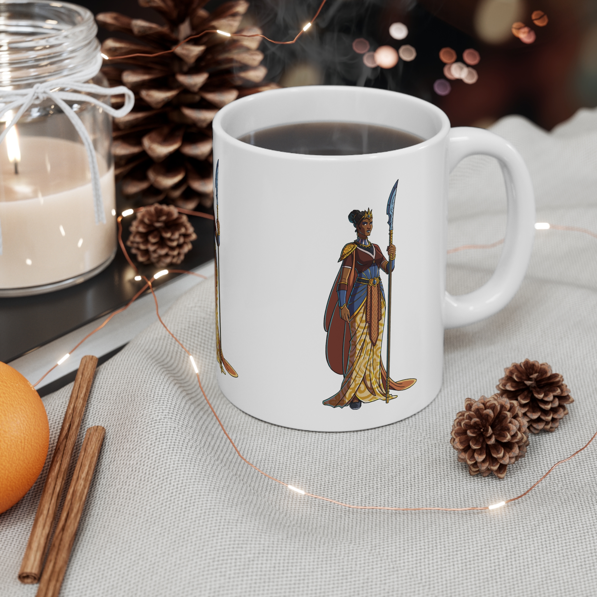Queen Jordyn Ceramic Mug - Image 4