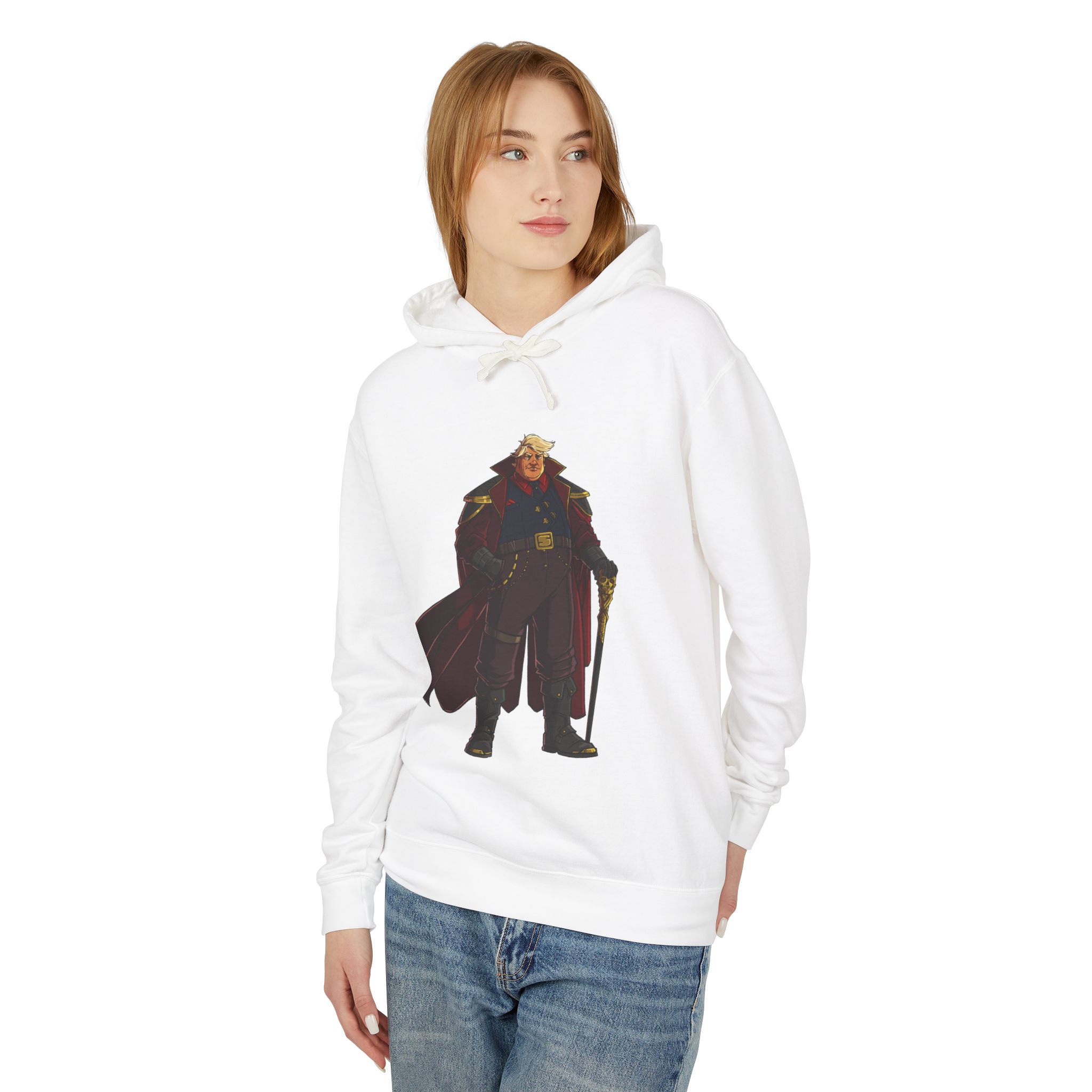 Title: Ronald Slump Lightweight Hooded Sweatshirt - Image 3