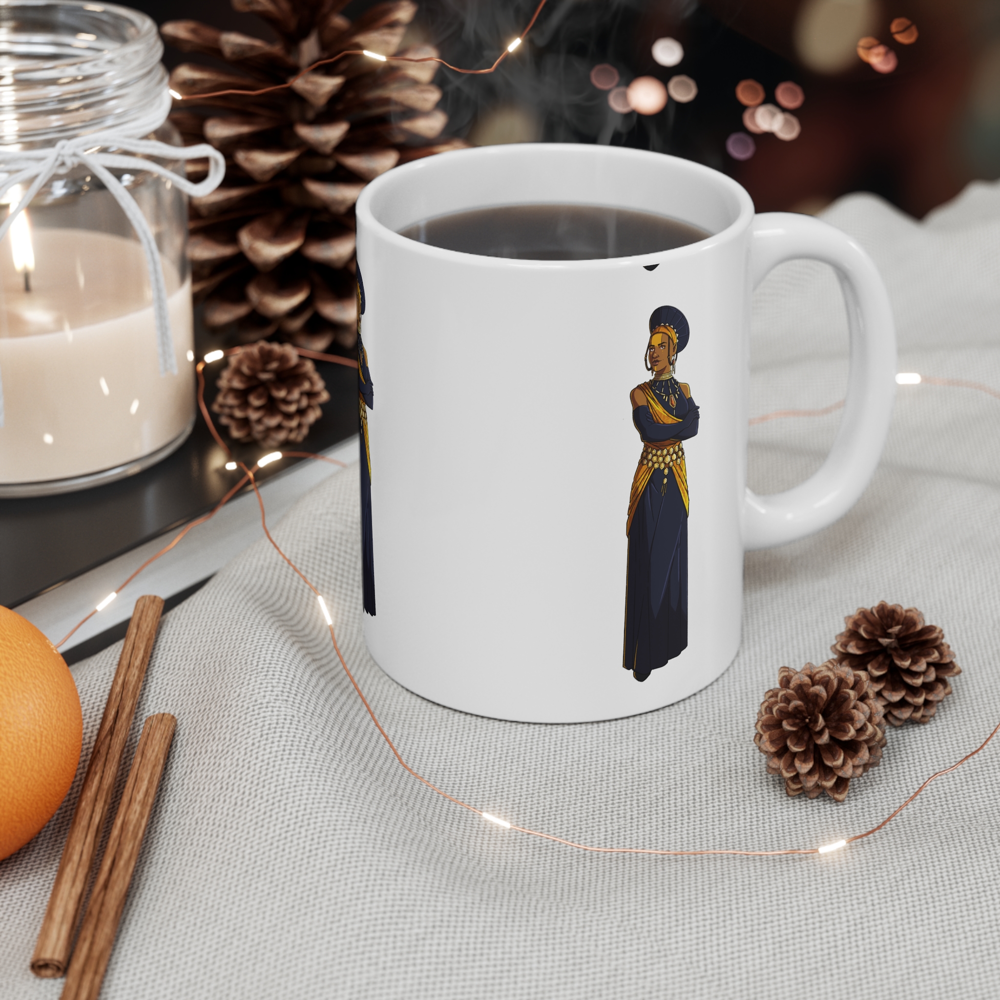 Queen Mother Ceramic Mug - Image 4