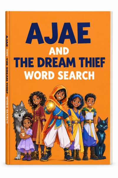 Ajae and the Dream Thief Word Search