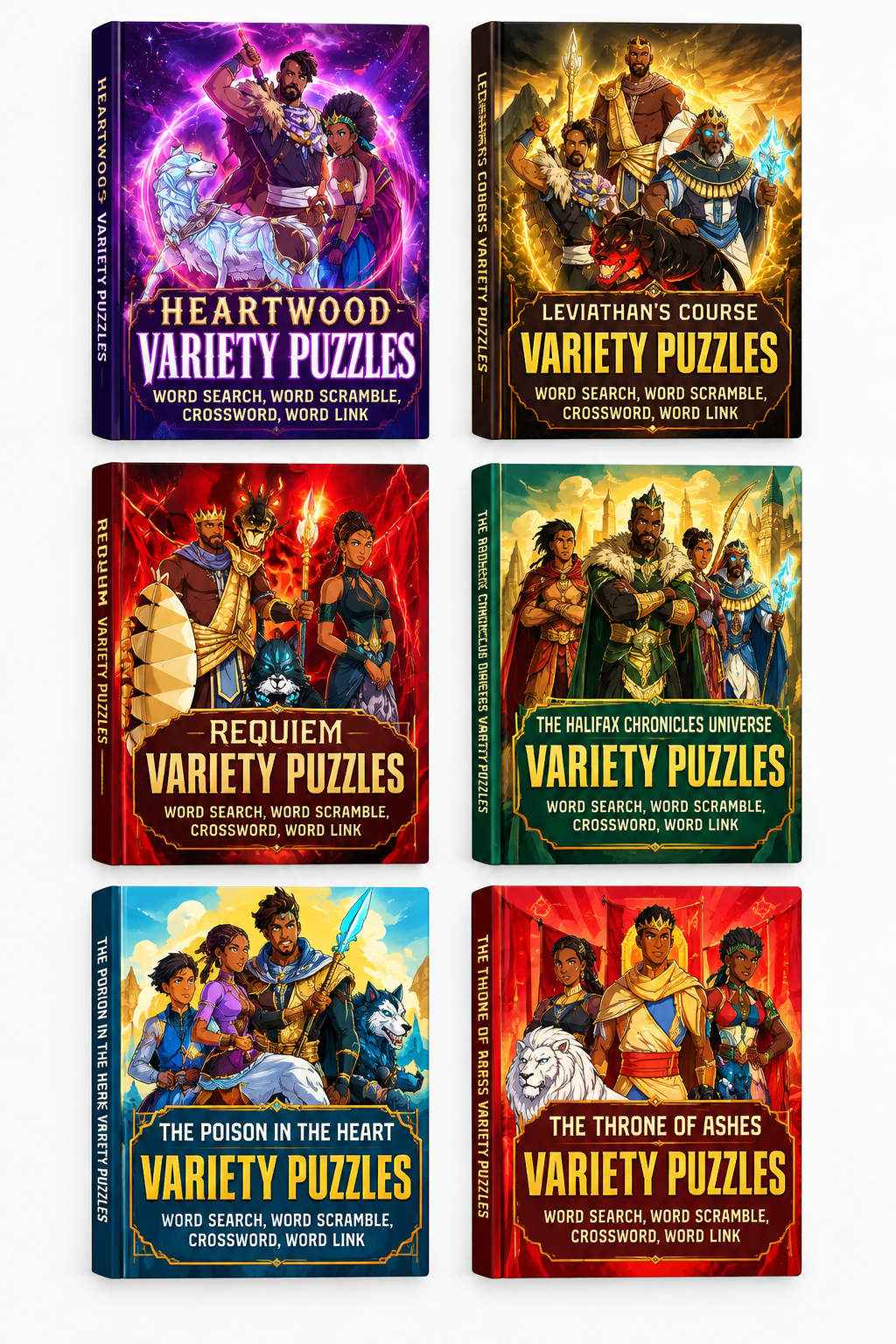 Puzzle Books Bundle of 6, Ebook