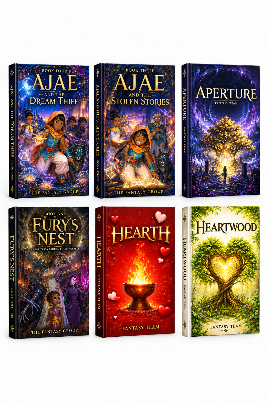 Fantasy Books Bundle of 6, Paper Back