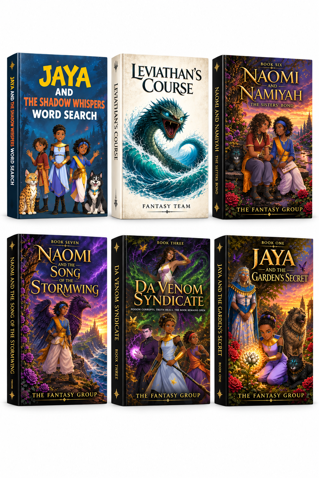 Fantasy Books Bundle of 6, Paper Back