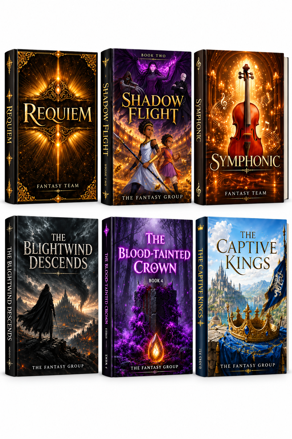 Fantasy Books Bundle of 6, Paper Back