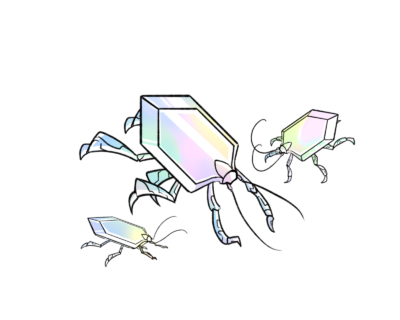 Glassback Square Sticker
