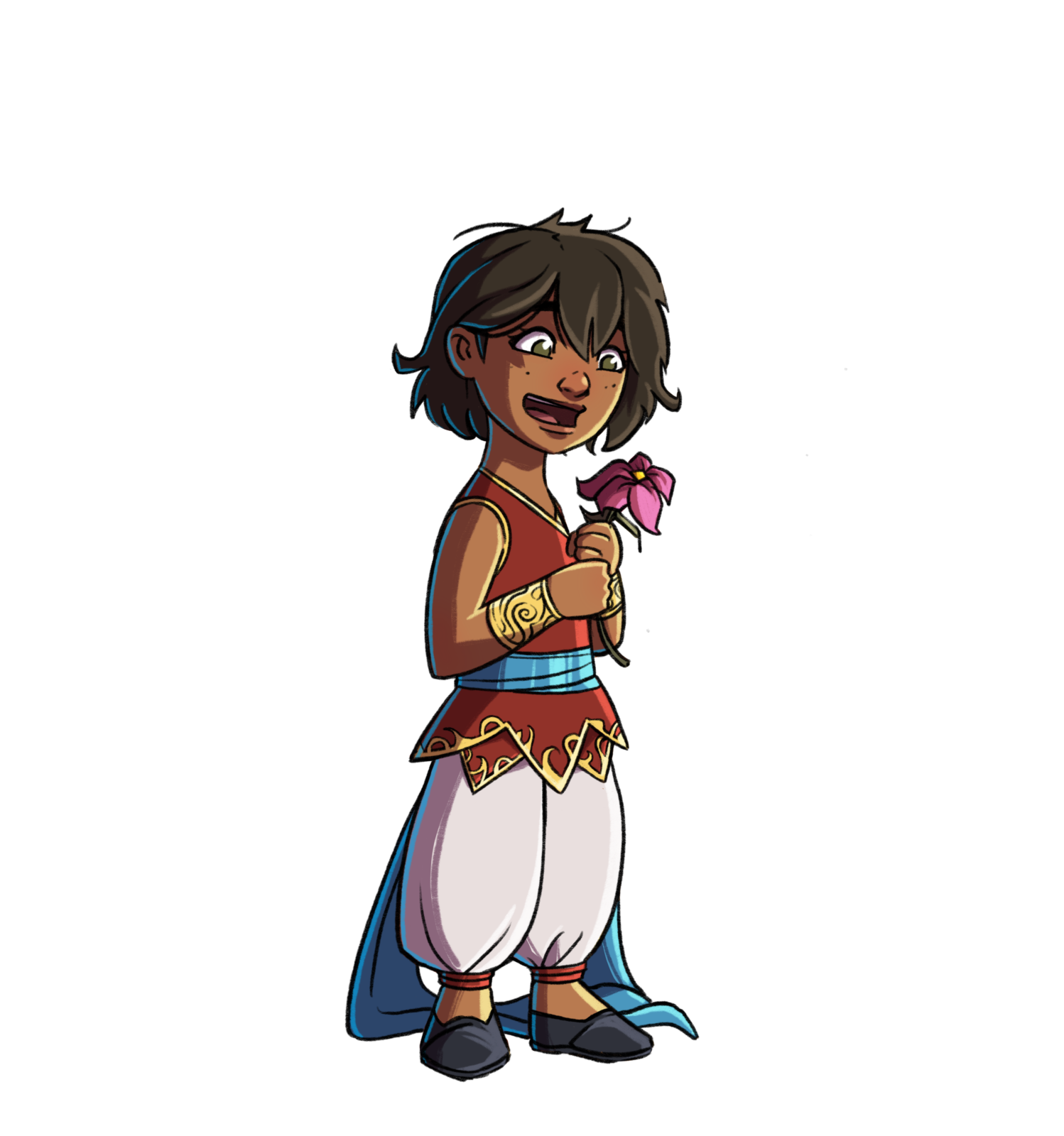 Princess Anariyah Square Sticker
