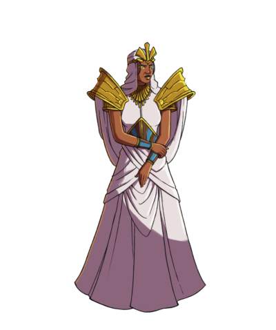Queen Marlene Square Sticker