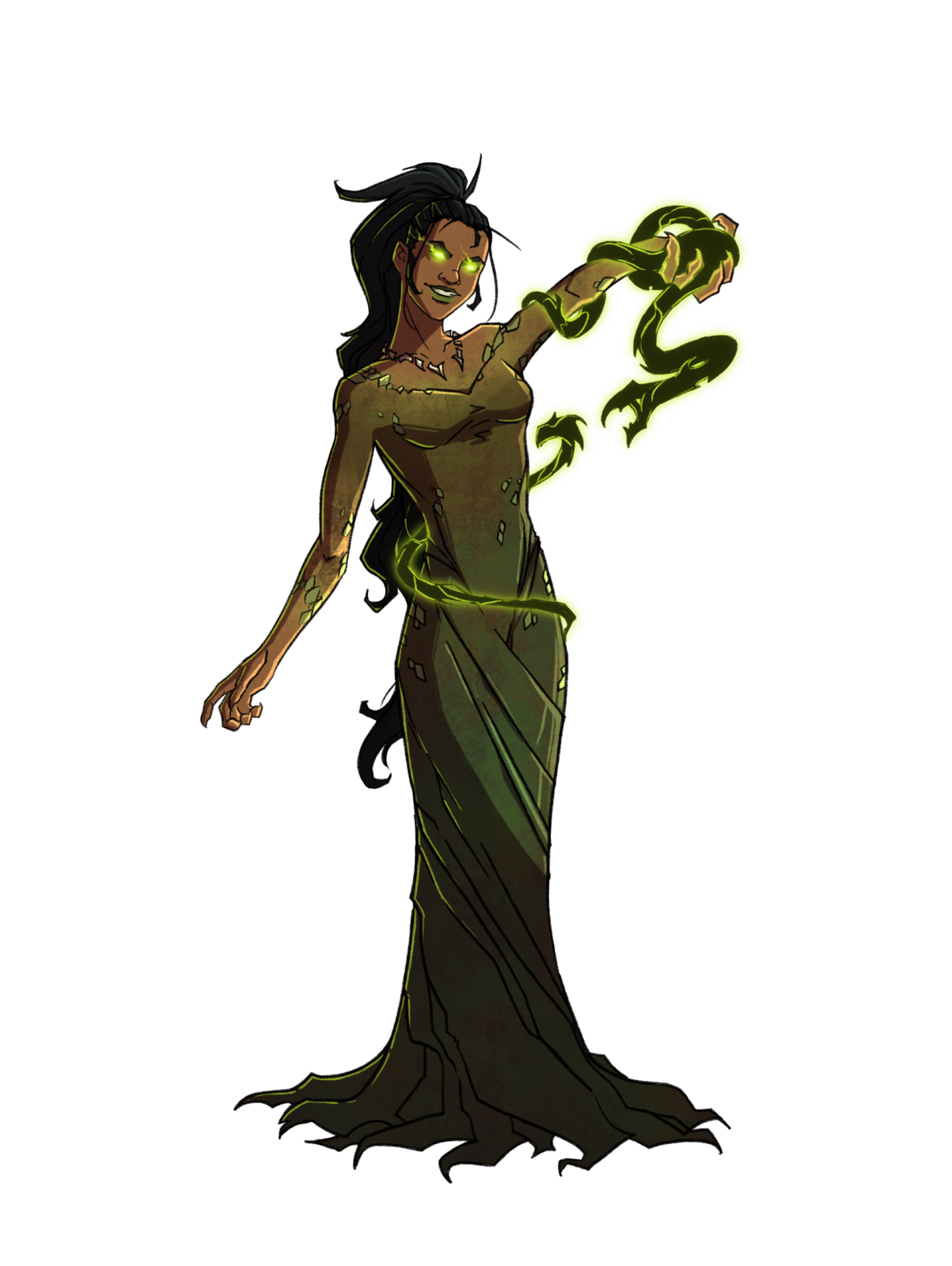 Queen Serpent Square Sticker