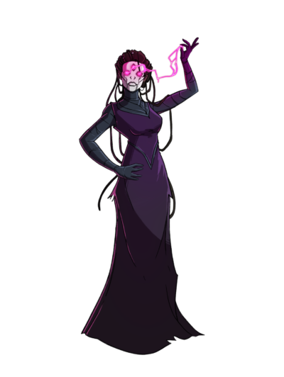 The Mimic Lady Vespera Square Sticker