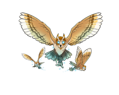 The Silent Owl Square Sticker