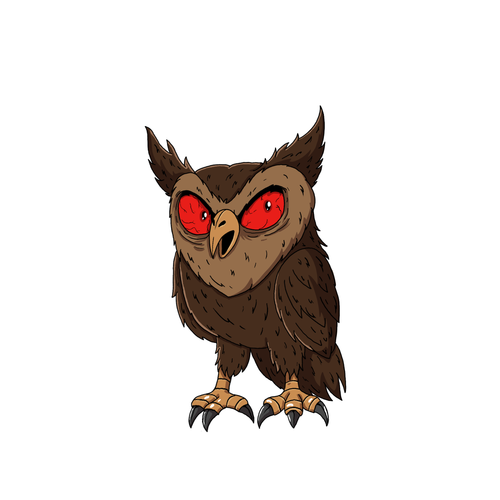 Owl Square Sticker