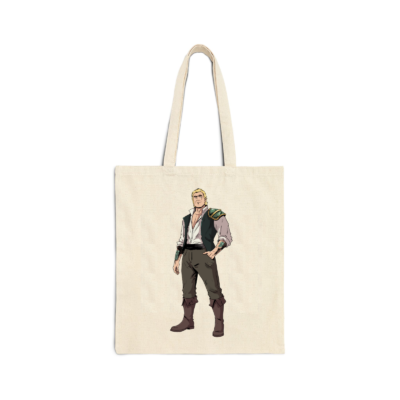 Blonde Swordsman Canvas Tote Bag