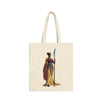 Queen Jordyn Canvas Tote Bag