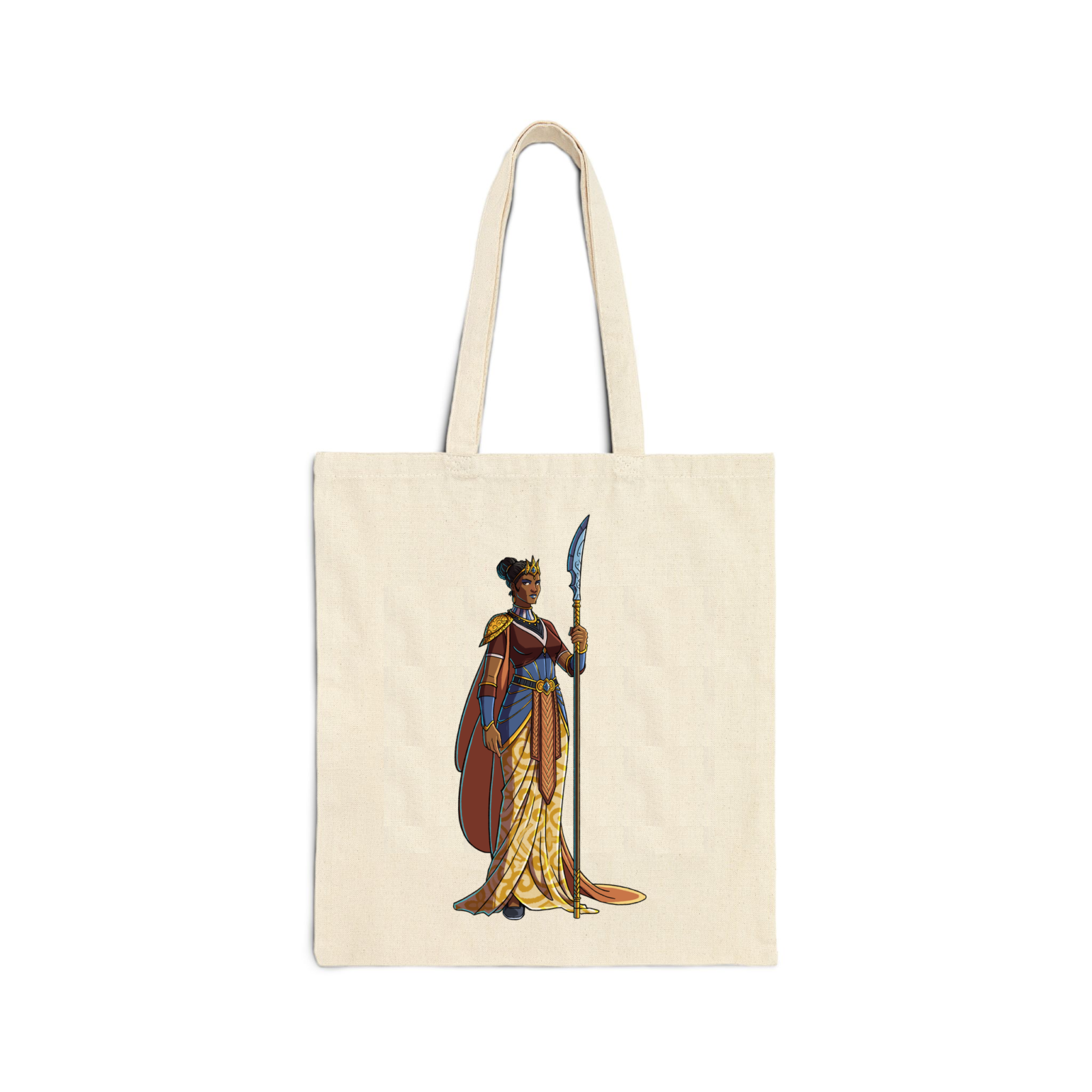 Queen Jordyn Canvas Tote Bag