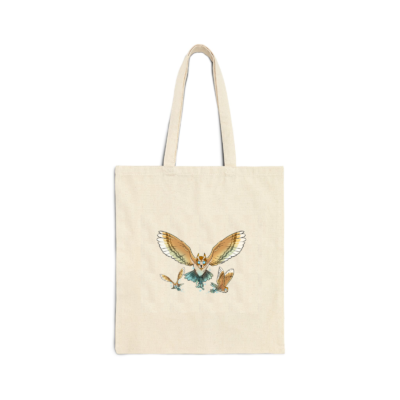 The Silent Owl Canvas Tote Bag