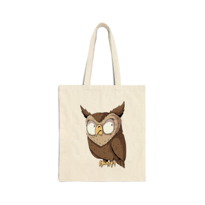 Owl Canvas Tote Bag