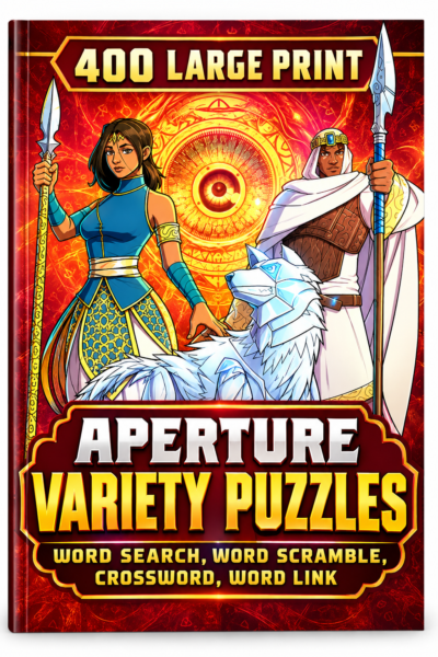 Aperture Variety Puzzles: 400 Large Print Word Search