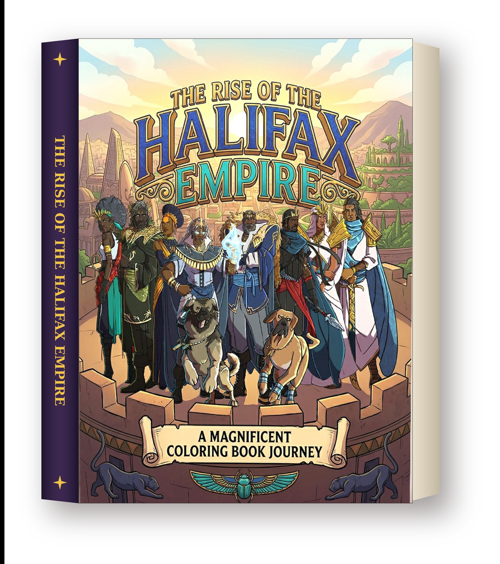 The Rise of the Halifax Empire Coloring Book Journey
